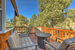 Big Bear Lake Cabin with Deck and Views about 9 Mi to Ski!